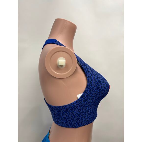 Tory Burch Sport Orange and blue Sports Bra - Picture 1 of 3